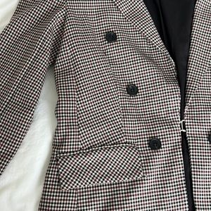 Plaid blazer